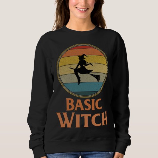 Basic Witch Halloween Womens Halloween Costume スウェットシャツ (正面)