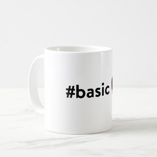 #basicgirlのマグ コーヒーマグカップ (正面左)