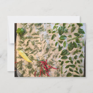 Basil and Peppers ポストカード