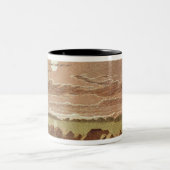 Basilan、フィリピンの村 ツートーンマグカップ (中央)