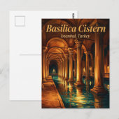Basilica Cistern, Istanbul, Marmara ポストカード (正面/裏面)