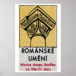 Basilica Column - Matchbox Print - Czech Wall Art ポスター
