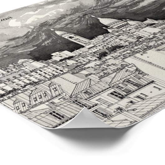 Basilique du Sacré-Cœur ポスター (角)