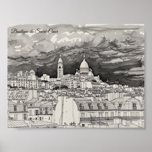 Basilique du Sacré-Cœur ポスター (正面)