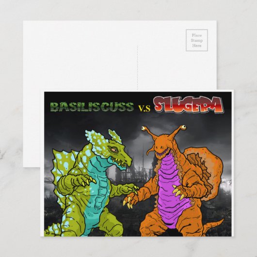 Basiliscuss v.s Slugeraはがき ポストカード (正面/裏面)