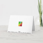 Basingstoke運河カードの冬 シーズンカード (裏面)