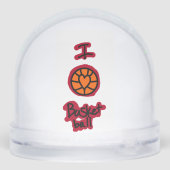 basket ball snow globe (裏面)