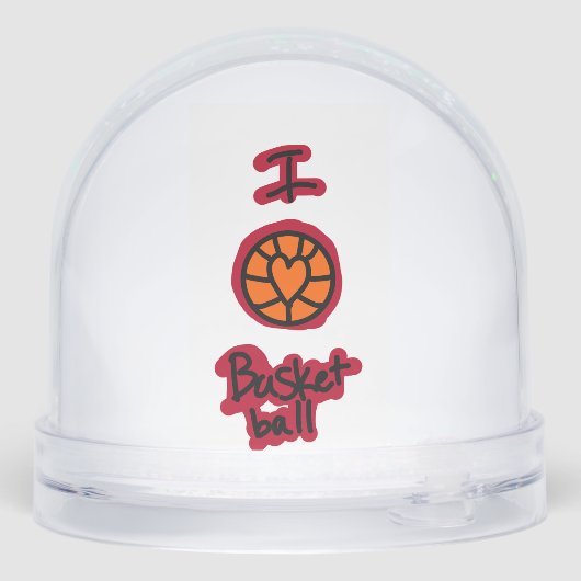 basket ball snow globe (裏面)
