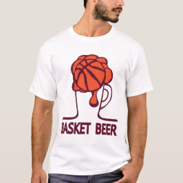 basket beer verre humour sport 1 tシャツ