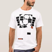 basket casse brique foot tシャツ (正面)