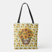 Basket Full Of Sunflowers Tote トートバッグ (裏面)