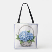 Basket of Blue Hydrangeas トートバッグ (裏面)