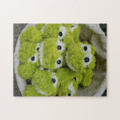Basket of Frogs Puzzle, 11" x 14", 252 pieces ジグソーパズル (横)
