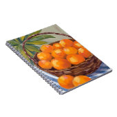 Basket of Oranges Fruit Citrus Painting ノートブック (右側)