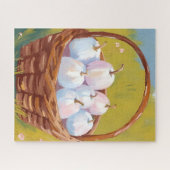 Basket of Pumpkins | Watercolor Fall Autumn ジグソーパズル (横)