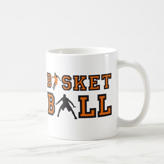 basketball コーヒーマグカップ (右)