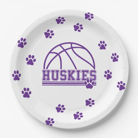 Basketball  ペーパープレート (正面)