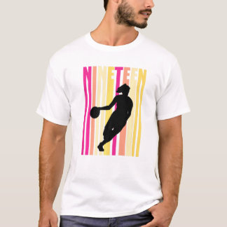 Basketball 19th Birthday Womens Retro 19 Nineteent Tシャツ
