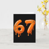 Basketball 67 Meme Funny Cool Slam Dunk For Boys K カード (黄色い花)