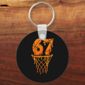 Basketball 67 Meme Funny Six Seven Gen Alpha Drip キーホルダー (正面)