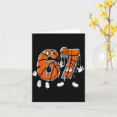 Basketball 67 Six Seven Cool Meme 6 7 Funny Drip N カード (黄色い花)