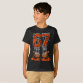 Basketball 67 Six Seven Funny Gen Alpha Meme Drip  Tシャツ (正面フル)