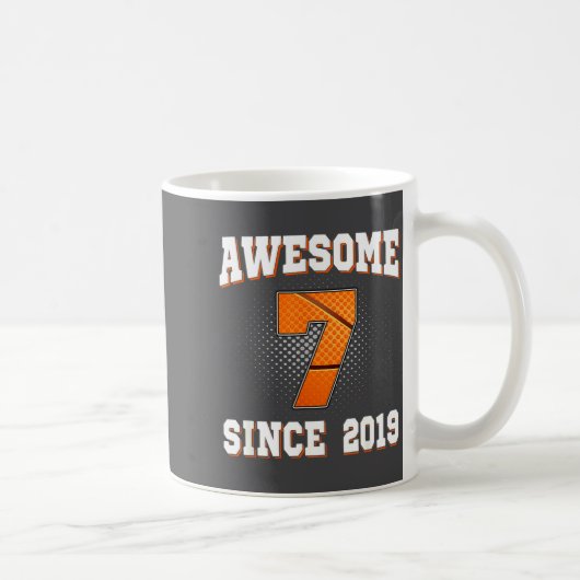 Basketball 7th 2019 7 Old Years Since Meme コーヒーマグカップ (右)