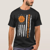 Basketball American Flag Tシャツ (正面)