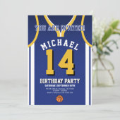 Basketball Any Age Birthday Invite  招待状 (スタンド正面)