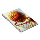 Basketball Art Notebook - Sports Design Journal ノートブック (右側)