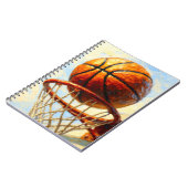 Basketball Art Notebook - Sports Design Journal ノートブック (左側)