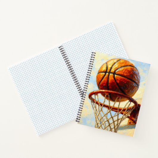 Basketball Art Notebook - Sports Design Journal ノートブック (内部)