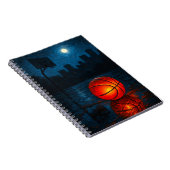 Basketball Art Notebook - Sports Design Journal ノートブック (右側)