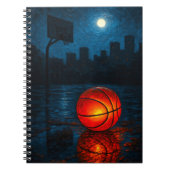Basketball Art Notebook - Sports Design Journal ノートブック (正面)
