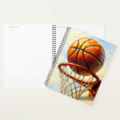 Basketball Art Notebook - Sports Design Journal プランナー手帳 (ディスプレー)