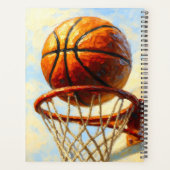 Basketball Art Notebook - Sports Design Journal プランナー手帳 (裏面)