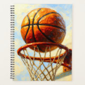 Basketball Art Notebook - Sports Design Journal プランナー手帳 (正面)