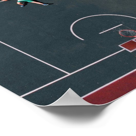 Basketball Artwork ポスター (角)