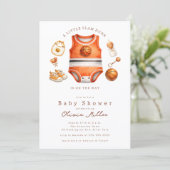 Basketball Baby Shower Invitation 招待状 (スタンド正面)