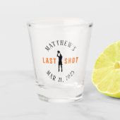 Basketball Bachelor Party Last Shot ショットグラス (正面)