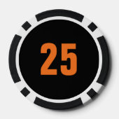 Basketball Bachelor Party Last Shot ポーカーチップ (裏面)