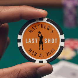 Basketball Bachelor Party Last Shot ポーカーチップ