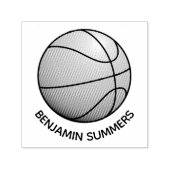 Basketball Ball Custom Name セルフインキングスタンプ (デザイン)