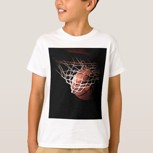 Basketball Ball in Action Tシャツ (正面)