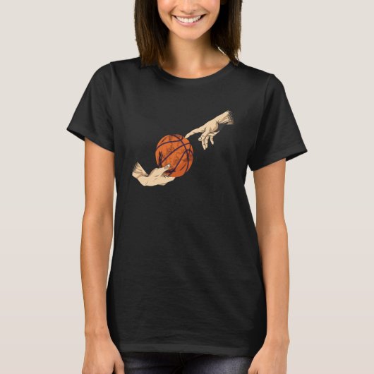 Basketball ball player basketballs USA BASKETBALL Tシャツ (正面)