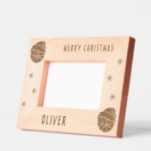 Basketball Ball Sports Merry Christmas レーザー彫刻フレーム (左)