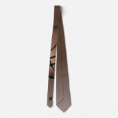 Basketball Ball Sports Monogram Neck Tie ネクタイ (裏面)