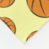 Basketball Balls Seamless Pattern   フリースブランケット (角)