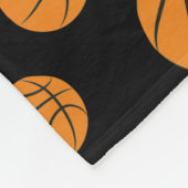Basketball Balls Seamless Pattern   フリースブランケット (角)