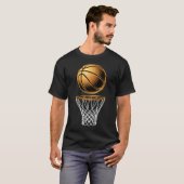 Basketball Basket  Ball Basketball Player Fan Dad  Tシャツ (正面フル)